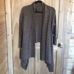 Knit sweater jacket